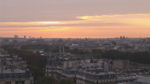 vue sur les toits de Paris