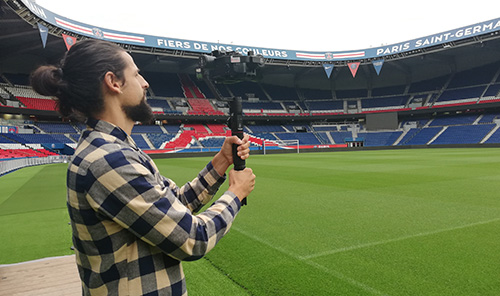 producteur video sport parc des princes