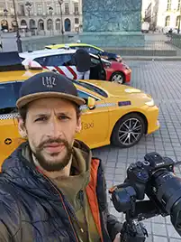 Tournage video voiture à Paris