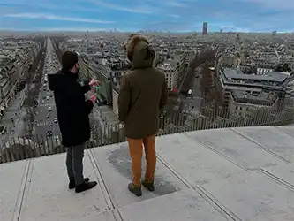 tournage arc de triomphe